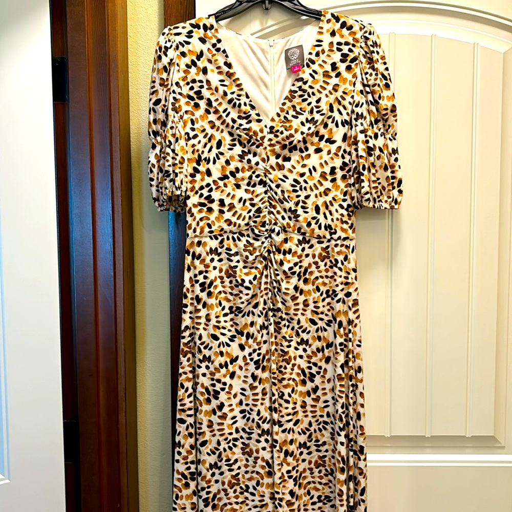 Vince Camuto animal print dress